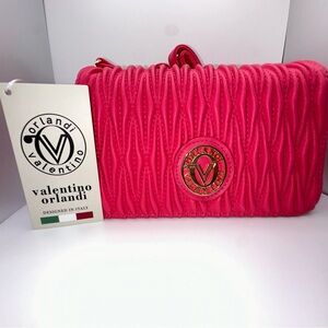 NWT Valentino Orlandi Crossbody - Pretty Pink  - Designed In Italy